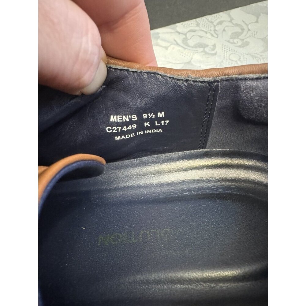 Cole Haan 9.5M Grand Evolution Woven Oxford In‎ Brown Leather Comfort Shoe - Picture 7 of 13